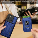 For Motorola Moto G50 Sliding Camshield Card Phone Case(Black)