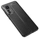 For Xiaomi 12 5G Litchi Texture TPU Shockproof Phone Case(Black)
