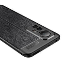 For Xiaomi 12 5G Litchi Texture TPU Shockproof Phone Case(Black)