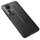 For Xiaomi 12 Pro 5G Litchi Texture TPU Shockproof Phone Case(Black)