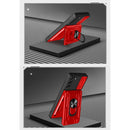 For Samsung Galaxy S22+ 5G Sliding Camshield Card Phone Case(Blue)