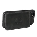 Calf Texture Magnetic Case For iPhone SE 2022 / SE 2020 / 8 / 7(Black)