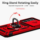 For Samsung Galaxy S22 5G Sliding Camshield Holder Phone Case(Red)