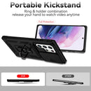 For Samsung Galaxy S22 Ultra 5G Sliding Camshield Holder Phone Case(Black)