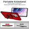 For Samsung Galaxy S22 Ultra 5G Sliding Camshield Holder Phone Case(Red)