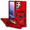 For Samsung Galaxy S22 Ultra 5G Sliding Camshield Holder Phone Case(Red)
