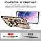 For Samsung Galaxy S22 Ultra 5G Sliding Camshield Holder Phone Case(Gold)