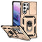 For Samsung Galaxy S22 Ultra 5G Sliding Camshield Holder Phone Case(Gold)