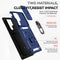For Samsung Galaxy S22 Ultra 5G Sliding Camshield Holder Phone Case(Blue)