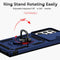 For Samsung Galaxy S22 Ultra 5G Sliding Camshield Holder Phone Case(Blue)