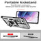 For Samsung Galaxy S22 Ultra 5G Sliding Camshield Holder Phone Case(Silver)