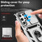 For Samsung Galaxy S22 Ultra 5G Sliding Camshield Holder Phone Case(Silver)