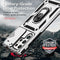 For Samsung Galaxy S22 Ultra 5G Sliding Camshield Holder Phone Case(Silver)