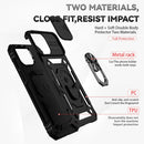 Sliding Camshield Holder Phone Case For iPhone 13 mini(Black)