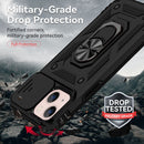 Sliding Camshield Holder Phone Case For iPhone 13 mini(Black)