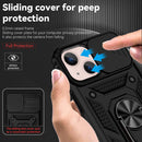 Sliding Camshield Holder Phone Case For iPhone 13(Black)
