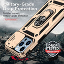 Sliding Camshield Holder Phone Case For iPhone 13 Pro(Gold)