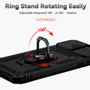 Sliding Camshield Holder Phone Case For iPhone 11 Pro Max(Black)