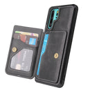 For Huawei P30 Pro Calf Texture Magnetic Phone Case(Black)