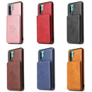 For Huawei P30 Pro Calf Texture Magnetic Phone Case(Black)
