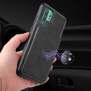 For Huawei P30 Pro Calf Texture Magnetic Phone Case(Black)