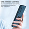 For Samsung Galaxy Fold Armor Ring Holder Phone Case(Dark Blue)
