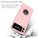 For Samsung Galaxy Z Flip3 5G Armor Ring Holder Phone Case(Pink)