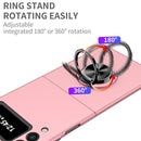 For Samsung Galaxy Z Flip3 5G Armor Ring Holder Phone Case(Pink)