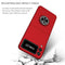 For Samsung Galaxy Z Flip3 5G Armor Ring Holder Phone Case(Red)