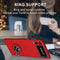 For Samsung Galaxy Z Flip3 5G Armor Ring Holder Phone Case(Red)