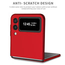 For Samsung Galaxy Z Flip3 5G Armor Ring Holder Phone Case(Red)