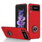 For Samsung Galaxy Z Flip3 5G Armor Ring Holder Phone Case(Red)