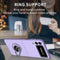 For Samsung Galaxy Z Flip3 5G Armor Ring Holder Phone Case(Purple)