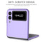 For Samsung Galaxy Z Flip3 5G Armor Ring Holder Phone Case(Purple)