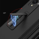 For Samsung Galaxy Z Fold3 5G GKK Magnetic Full Coverage Phone Flip Case with Pen Slot(Silver)