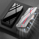 For Samsung Galaxy Z Fold3 5G GKK Flip Tempered Glass Phone Case with Pen Slot(Silver)
