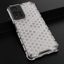 For Xiaomi Redmi Note 11 Pro 5G / Note 11 Pro+ 5G Lanyard Honeycomb PC + TPU Case(White)