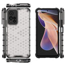 For Xiaomi Redmi Note 11 Pro 5G / Note 11 Pro+ 5G Lanyard Honeycomb PC + TPU Case(White)