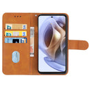 Leather Phone Case For Motorola Moto G31 / G41(Brown)