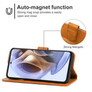 Leather Phone Case For Motorola Moto G31 / G41(Brown)