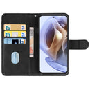 Leather Phone Case For Motorola Moto G31 / G41(Black)