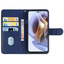 Leather Phone Case For Motorola Moto G31 / G41(Blue)