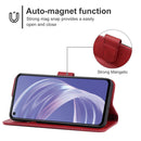 Leather Phone Case For Samsung Galaxy A73 5G(Red)