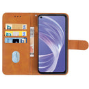 Leather Phone Case For Samsung Galaxy A73 5G(Brown)