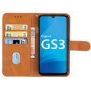 Leather Phone Case For Gigaset GS3(Brown)