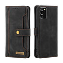 For Samsung Galaxy A03 Core Copper Buckle Leather Phone Case(Black)