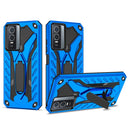 For vivo Y76 / Y76s Shockproof TPU + PC Phone Case(Blue)