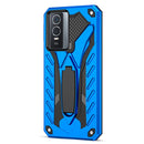 For vivo Y76 / Y76s Shockproof TPU + PC Phone Case(Blue)