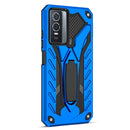 For vivo Y76 / Y76s Shockproof TPU + PC Phone Case(Blue)