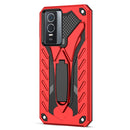 For vivo Y76 / Y76s Shockproof TPU + PC Phone Case(Red)
